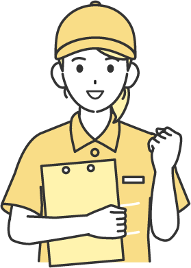 キャンペーンスタッフのイラスト